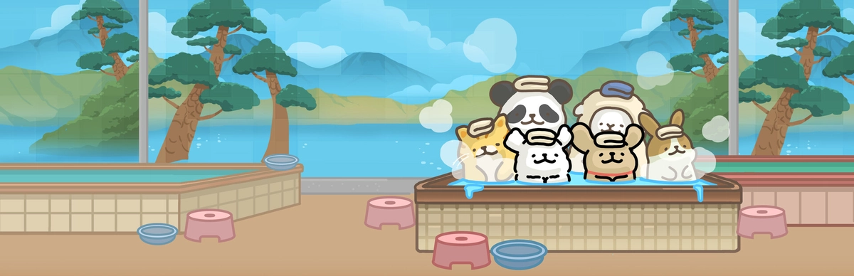 Malteses Fluffy Onsen 线条小狗 动物温泉 [DLC 解锁补丁_凝聚力] [Steam]