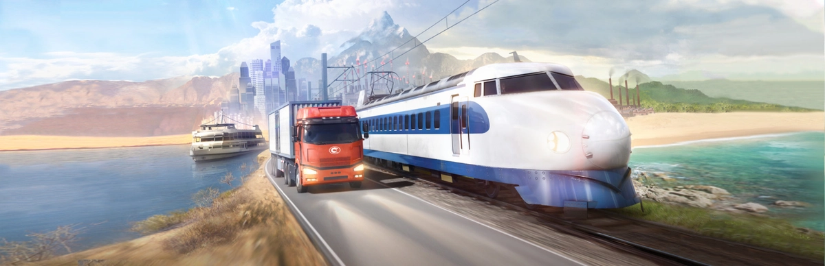 Transport Fever 2 狂热运输 2 [DLC 解锁补丁_凝聚力] [Steam & Epic]